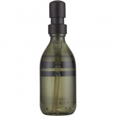 Logo trade firmakingi pilt: Wellmark Discovery 200 ml käteseebi dosaator ja 150 g lõhnaküünla komplekt - tume merevaigu lõhn