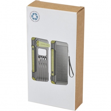 Logo trade reklaamkingituse pilt: Soldy 10 000 mAh RCS taaskasutatud plastist päikesedünamo jõupank 