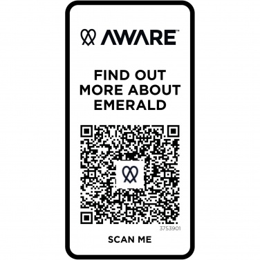 Logotrade reklaamkingi foto: Emerald lühikeste varrukatega unisex Aware™ taaskasutatud polo