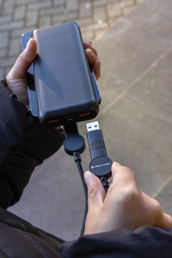 Logo trade firmakingi pilt: Oakland RCS taaskasutatud plastist 6-ühes kiirlaadimiskaabel 45 W