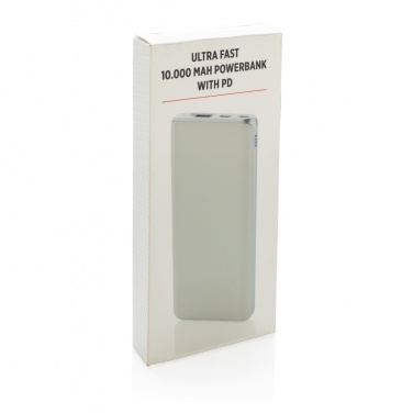 Logotrade reklaamtoote foto: Ultrakiire 10 000 mAh akupank koos PD-ga