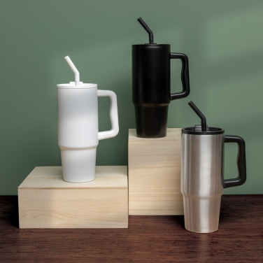 Logo trade reklaamtooted foto: Embrace deluxe roostevabast terasest termoskruus, 900 ml