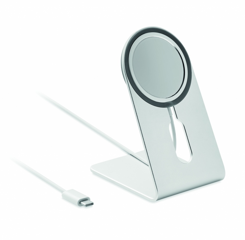 Logo trade ärikingituse pilt: Kaasaskantav magnetlaadija 15W