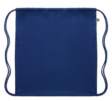 Logotrade reklaamtoote foto: Taaskasutatud teksast nööriga kott