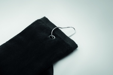 Logo trade meene pilt: Puuvillane golfirätik riidepuuga