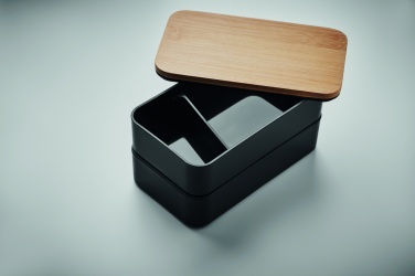 Logo trade firmakingitused foto: PP-st lõunakarp ja bambusest kaas