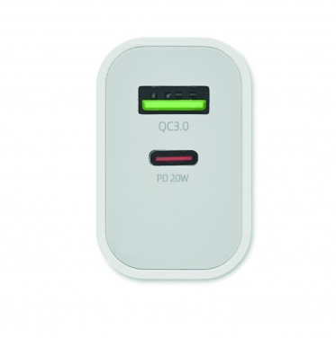 Logo trade firmakingid foto: 18W 2 pordiga USB laadija EU pistik