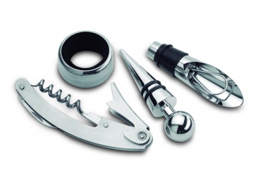 Logo trade reklaamkingi pilt: Veinikomplekt plekkkarbis