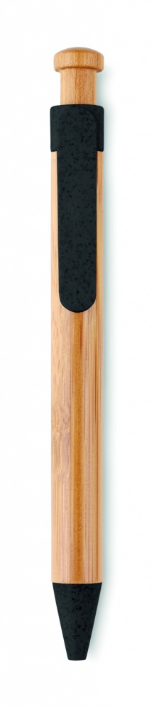 Logotrade firmakingid pilt: Bambusest/nisu-õlest ABS pastapliiats