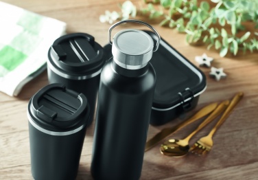 Logo trade firmakingitused foto: Roostevabast terasest termoskruusi komplekt