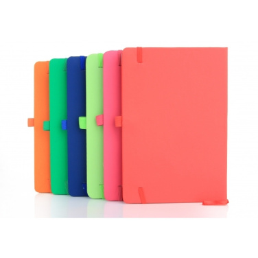 Logo trade reklaamtoote pilt: Sametiste kaantega A5 märkmik Kiel