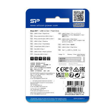 Logo trade firmakingi pilt: PENDRIVE SILICON POWER BLAZE - B07 3.2 16GB