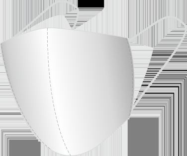 Logotrade meene foto: VENUS puuvillane näomask 1377165