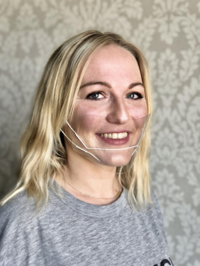 Logotrade firmakingid pilt: ATENA läbipaistev näokaitse-mask suu ja nina jaoks 1461162