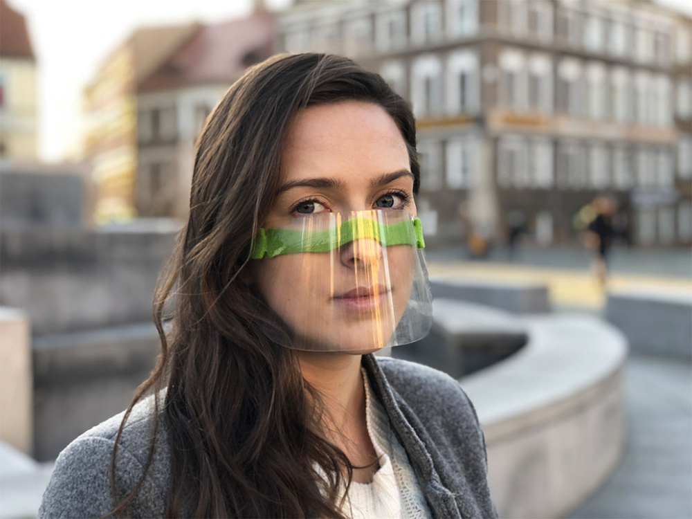 Logotrade meene foto: HESTIA näokaitse - läbipaistev mask suu ja nina jaoks 1452162