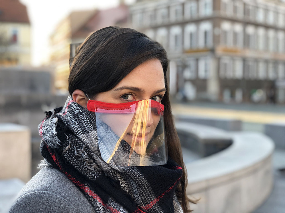 Logo trade ärikingi pilt: KALIPSO näokaitse - läbipaistev mask suu ja nina jaoks 1447162