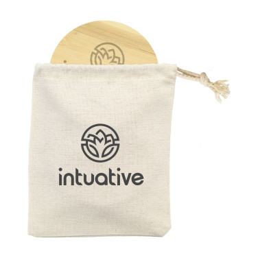 Logo trade reklaamtoote pilt: Bambusest tassialuste komplekt