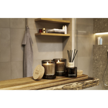 Logotrade firmakingitused pilt: Woooshi lõhnaküünal korgist kaanega