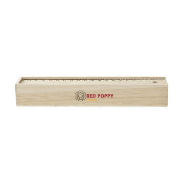 Logo trade firmakingid foto: LiniBox värvipliiatsid puidust karbis