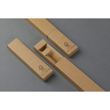 Logotrade firmakingi foto: Kinkekarp jõupaberist kinkepakend