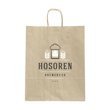 Logo trade firmakingitused foto: Leaf It Bag taaskasutatud murupaber (90 g/m²) M