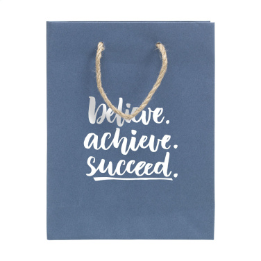 Logo trade ärikingid foto: Taaskasutatud teksakiududega Leaf It kott (180 g/m²) S