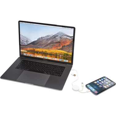 Logo trade meene pilt: Citala 5-in-1 taaskasutatud plastist 30 cm kiirlaadimiskaabel