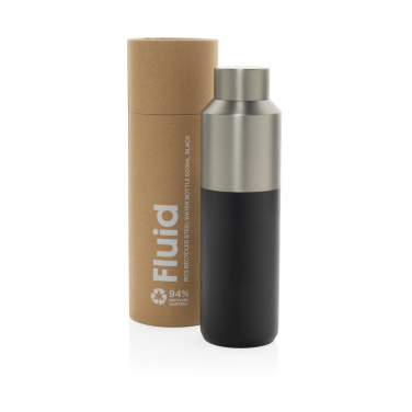 Logo trade reklaamkingituse pilt: Fluid RCS sertifikaadiga taaskasutatud terasest veepudel 600ml