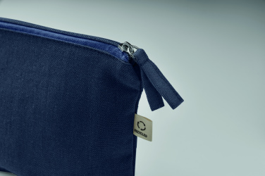 Logotrade reklaamkingituse foto: ELNAS must kosmeetikakott 320 gr/m²