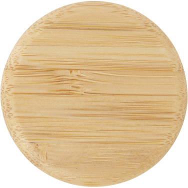 Logotrade meened pilt: Porto 500 ml klaasist veepudel bambusest korgiga