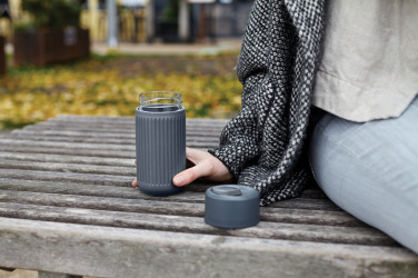 Logo trade reklaamtoote pilt: Black+Blum klaasist reisikruus 340ml