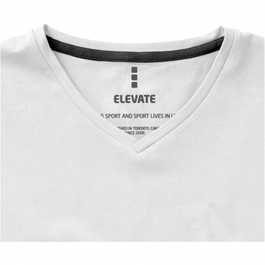 Logotrade liikelahja tuotekuva: Kawartha short sleeve men's organic V-neck t-shirt