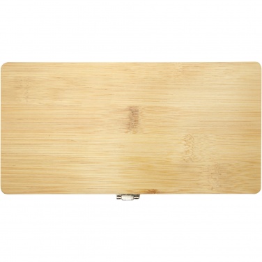 Logotrade mainoslahja tuotekuva: Rivet 19-osainen bambusta / kierrätetystä muovista valmistettu työkalusetti