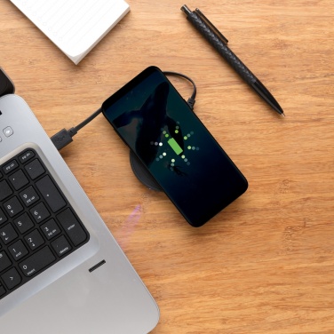 Logotrade liikelahjat mainoslahjat tuotekuva: 5 W:n langaton latauslaatta, pyöreä