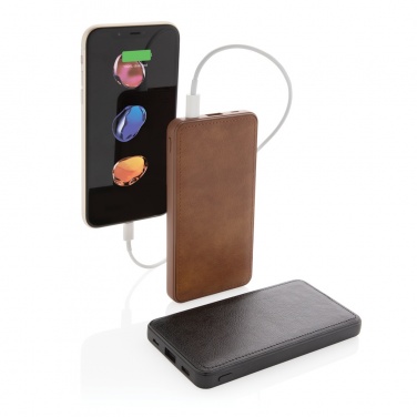 Logotrade mainostuotet kuva: Tusca 10.000 mAh PU varavirtalähde