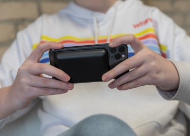 Logo trade mainoslahjat tuotekuva: Magneettinen 5000mAh 5W langaton virtapankki