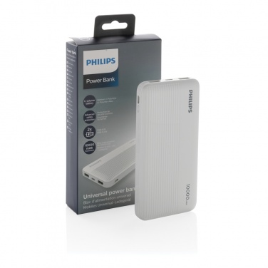 Logotrade mainostuote tuotekuva: Philips 10000mAh ohut varavirtalähde