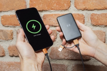 Logotrade mainostuote tuotekuva: RCS 5000mAh varavirtalähde langattomalla latauksella