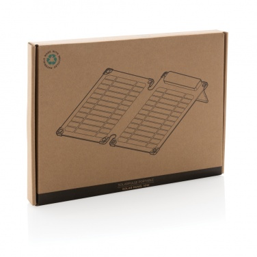 Logo trade mainoslahja ja liikelahja tuotekuva: Solarpulse rmuovinen kannettava aurinkopaneeli 10W