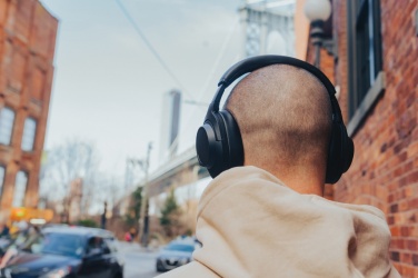 Logo trade mainostuote kuva: Irvine RCS kierrätetyt ja korjattavat langattomat kuulokkeet