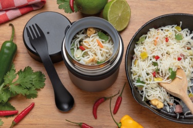 Logo trade mainoslahjat ja liikelahjat kuva: Keraamisesti pinnoitettu Bogota-ruokatermos