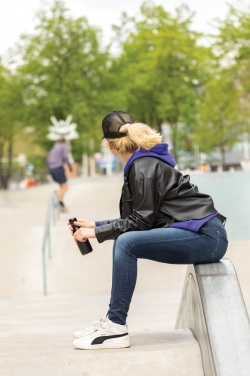 Logotrade mainoslahjat kuva: Impact AWARE™ lippalakki 5 paneelilla harjatusta puuvillasta