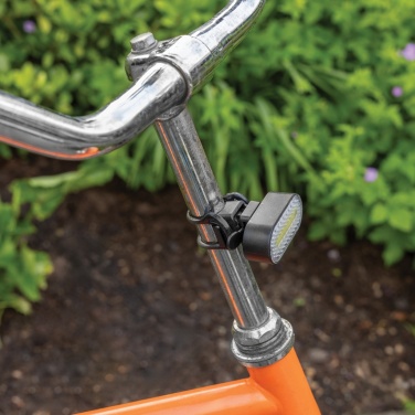 Logo trade mainoslahjat tuotekuva: Lumino RCS kierrätysmuovinen USB-ladattava pyörävalosarja