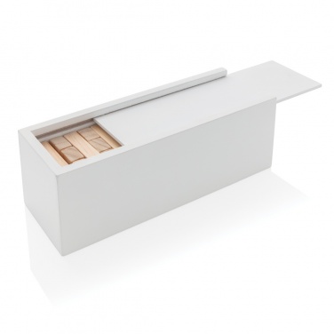 Logo trade mainoslahjat ja liikelahjat kuva: Deluxe huojuva torni puupalikoiden pinoamispeli