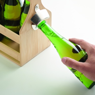 Logotrade mainoslahjat kuva: Olutlaatikko bambua