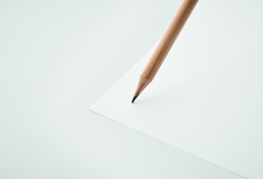 Logo trade mainoslahja kuva: Puukynä jossa pyyhekumi