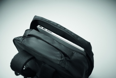 Logotrade mainostuotet kuva: Pyörillä varustettu kannettava reppu 600D RPET-polyesteriä mukautettavalla painatuksella