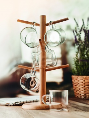 Logo trade mainoslahja kuva: Bambu kuppiteline