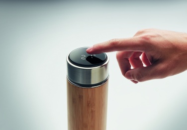 Logotrade liikelahjat mainoslahjat tuotekuva: Bambu termospullo 480 ml PANAY