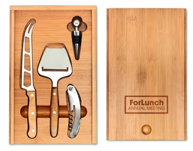 Logo trade liikelahja mainoslahja tuotekuva: Juusto- ja viinisetti